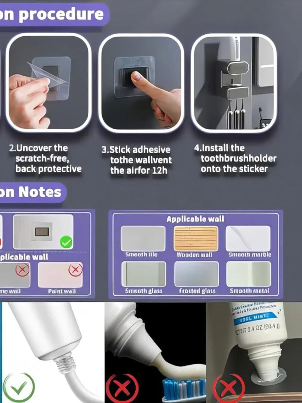 Wekity Automatic Toothpaste Dispenser